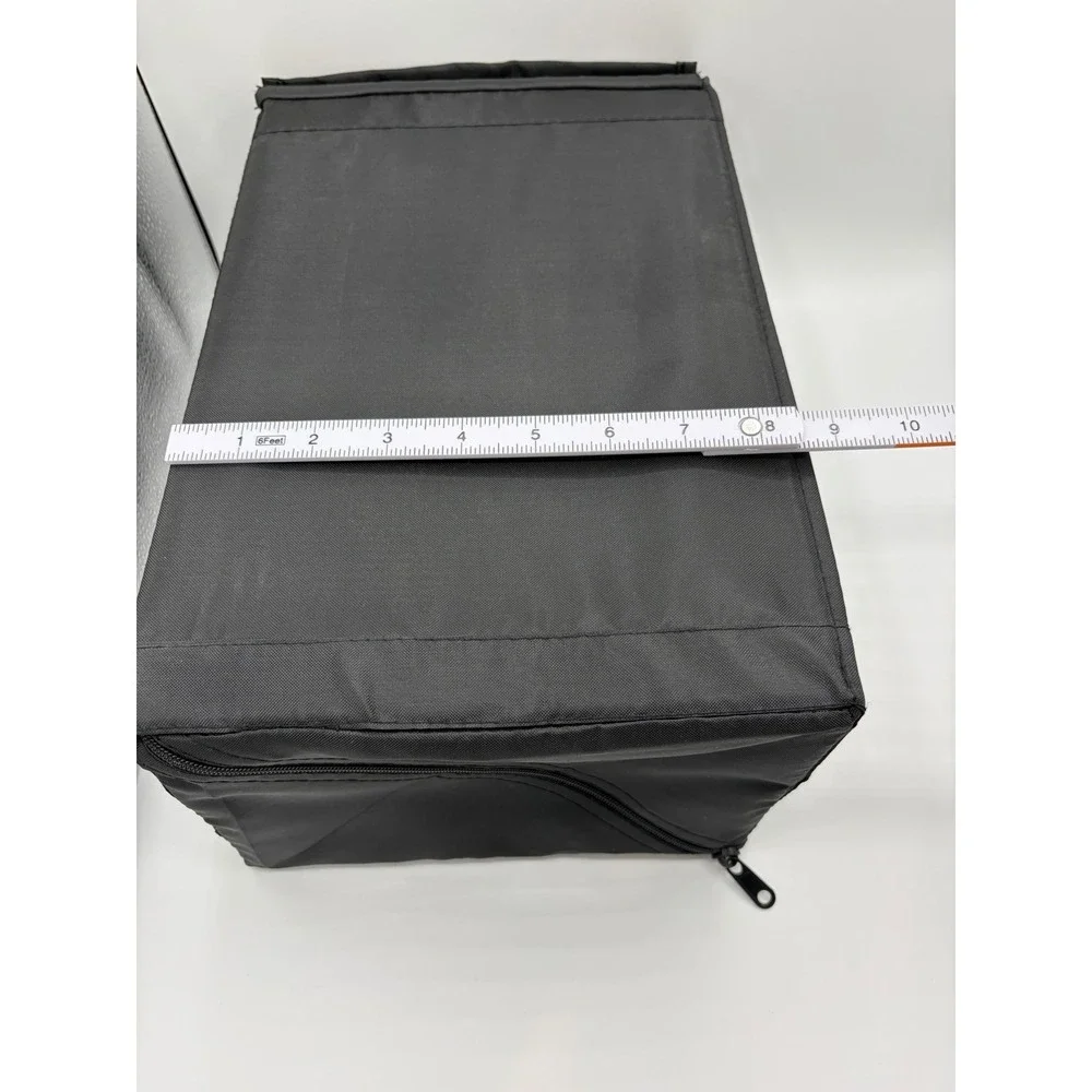 4 pack IKEA Skubb Storage Box Black Fabric Closet Organizer Bin with Mesh Front
